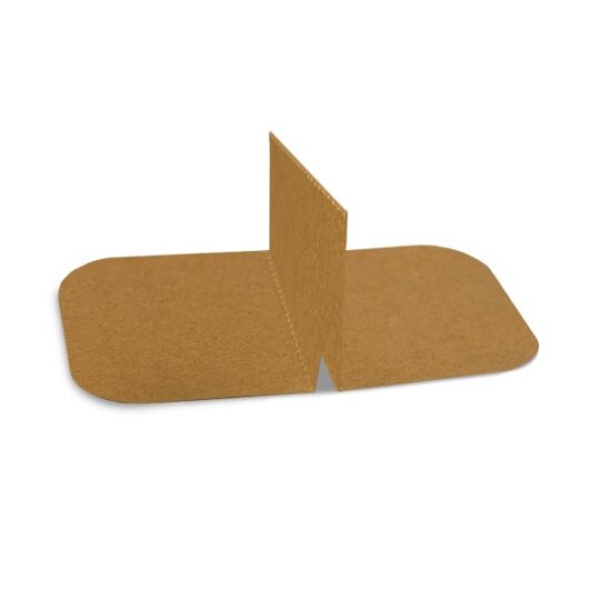 Rectangular kraft container insert (fits 24-34oz bases)
