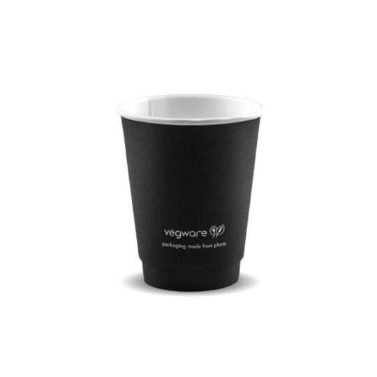 8oz double wall black hot cup, 79-Series