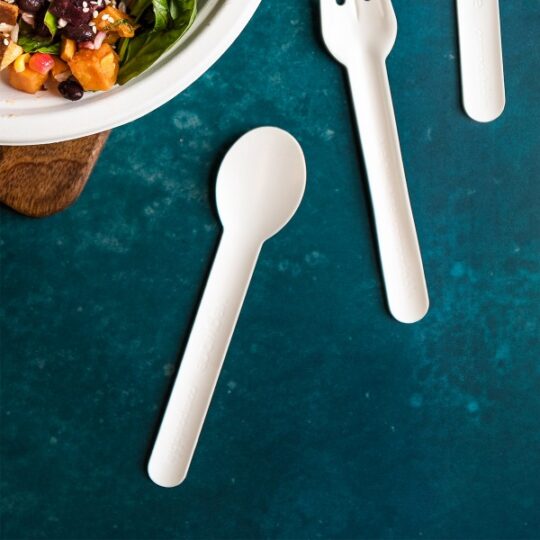 6.2in compostable paper spoon